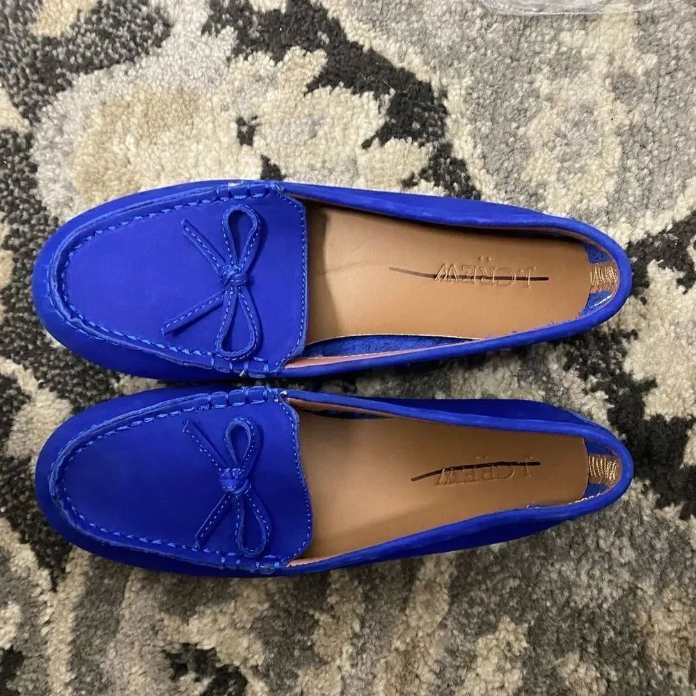 J. Crew Factory Nubuck driving moccasins Item BB466* - Picture 7 of 8
